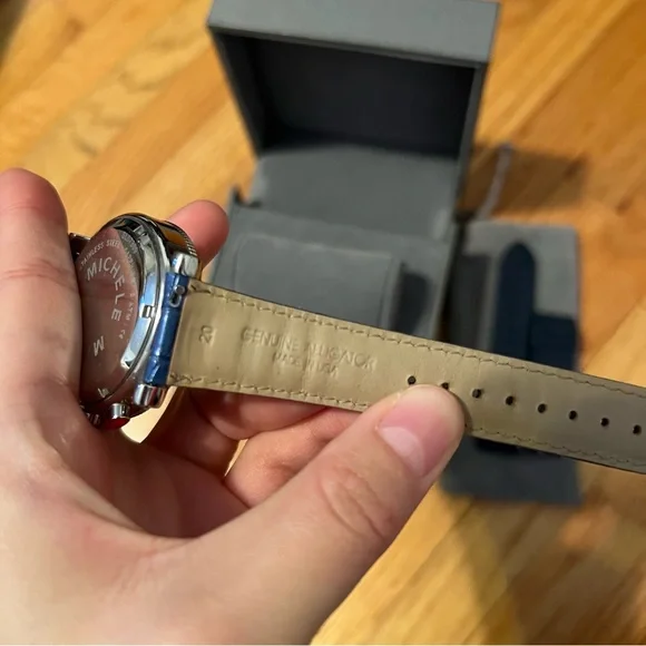 Michele watch with extra band - Picture 4 of 8